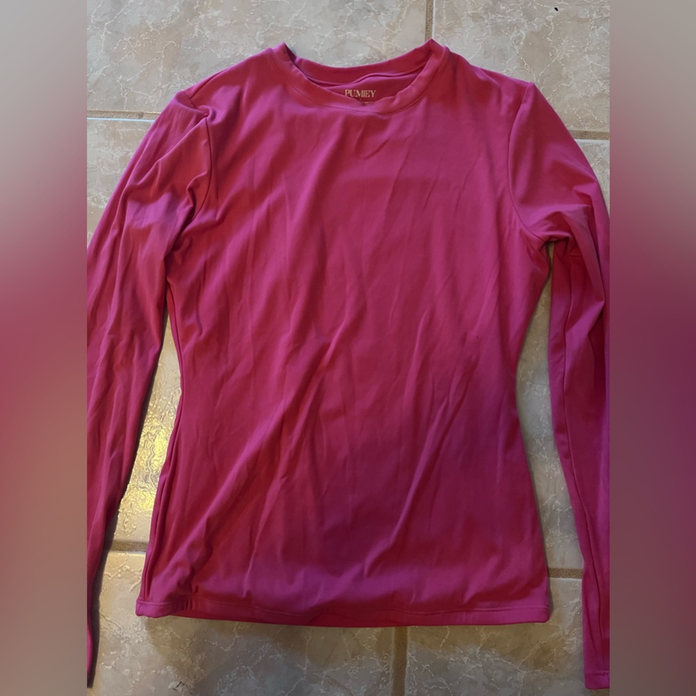 Pink Long Sleeve Top